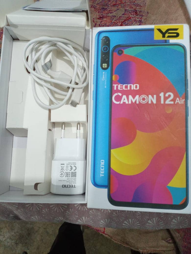 Tecno camon 12 air 4/64 ram memory 0