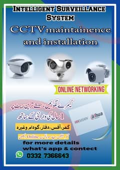 installation and maintenance cctv cameras