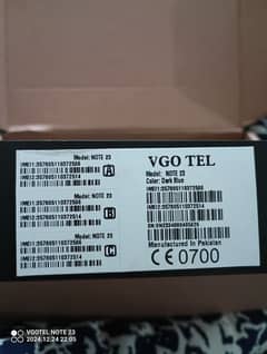 vgo tel note 23 8+8 256