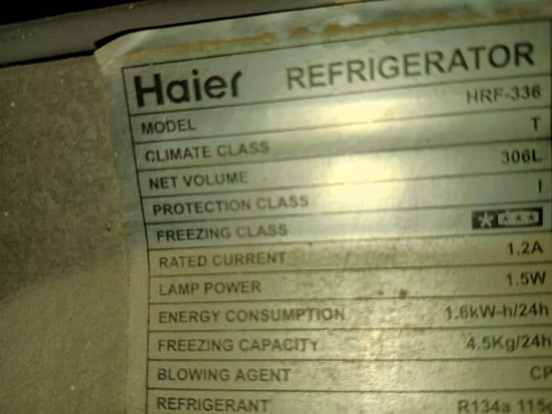 Haier Refrigerator for Sale HRF 336 5