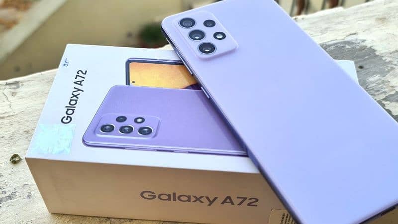 Samsung Galaxy A72 ful box 8gb/128gb 0