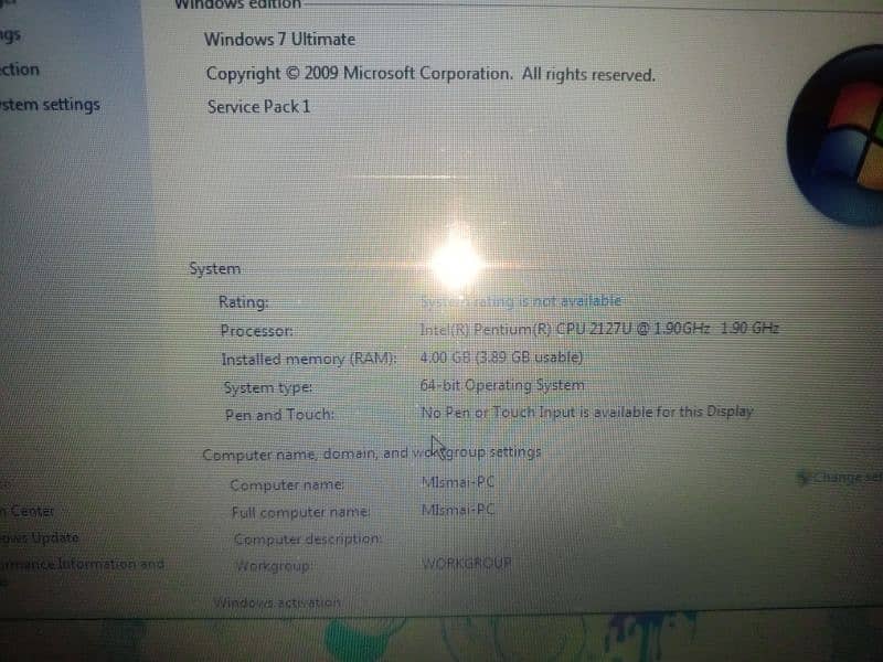 Dell 500gb hard 4gb ram 5