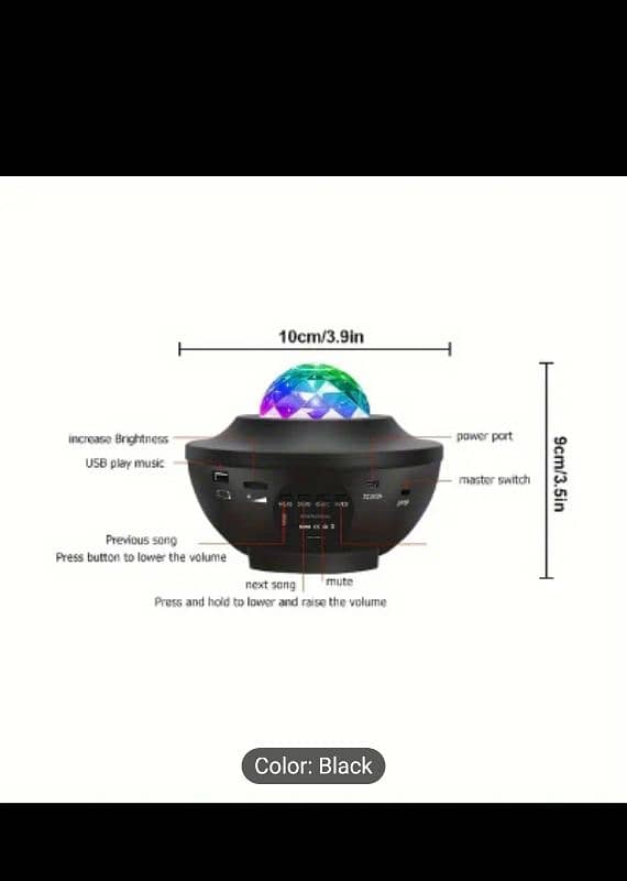 Galaxy series Star Projector night light Brand New 0