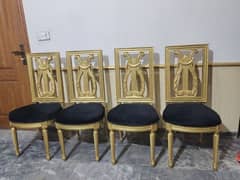 pure wooden comfortable 4 chairs