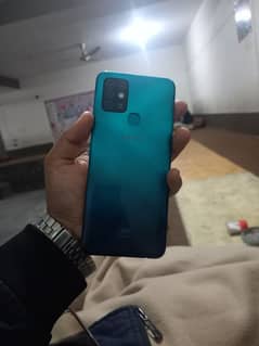 Infinix hot 10 full box 6gb 128gb good conduction