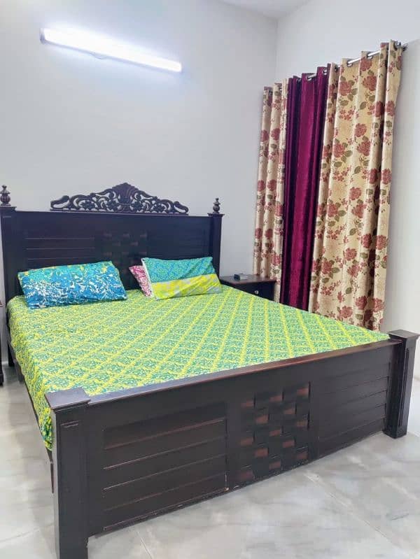 Double Bed with side tables for sale 1