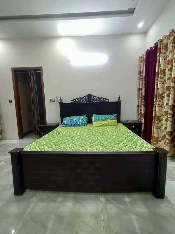 Double Bed with side tables for sale 2