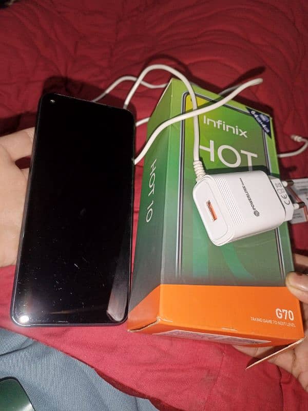 INFINIX HOT 10 Lush Condition With Box All Genuine Mobile For Sale 0