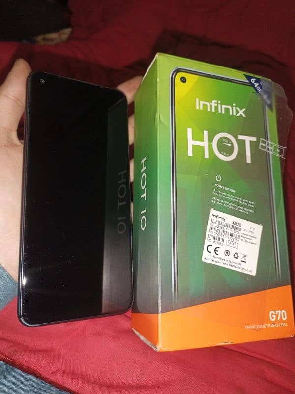 INFINIX HOT 10 Lush Condition With Box All Genuine Mobile For Sale 6