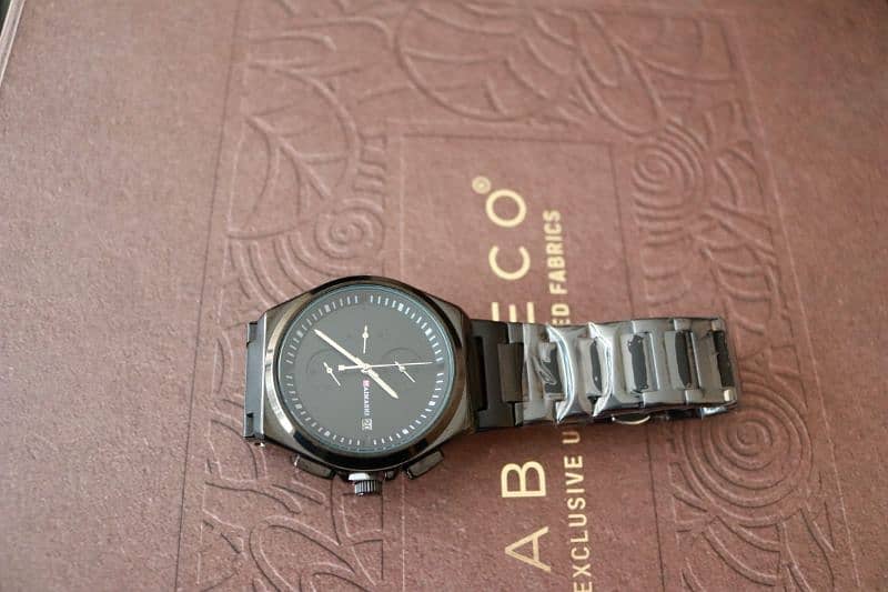 Brand New Black Stylish Wrist Watch for Men 3