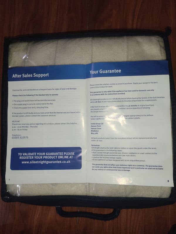 Imported Electric Blanket (40Watt) - Heating Under blankets 1