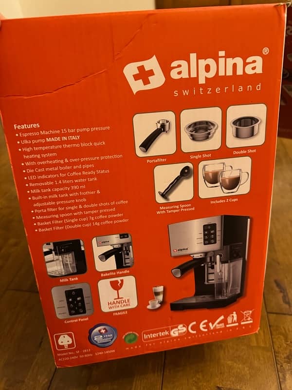 Alpina Coffee Machine 1