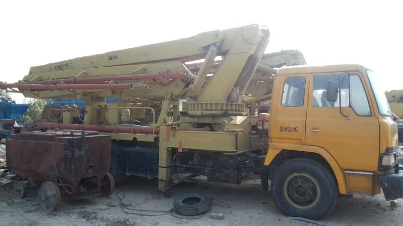 Tadano Crane and Concrete pump For Sale 7