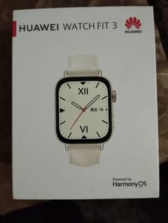 HUAWEI WATCH FIT 3 SKY WHITE LEATHER STRAP urgent sale