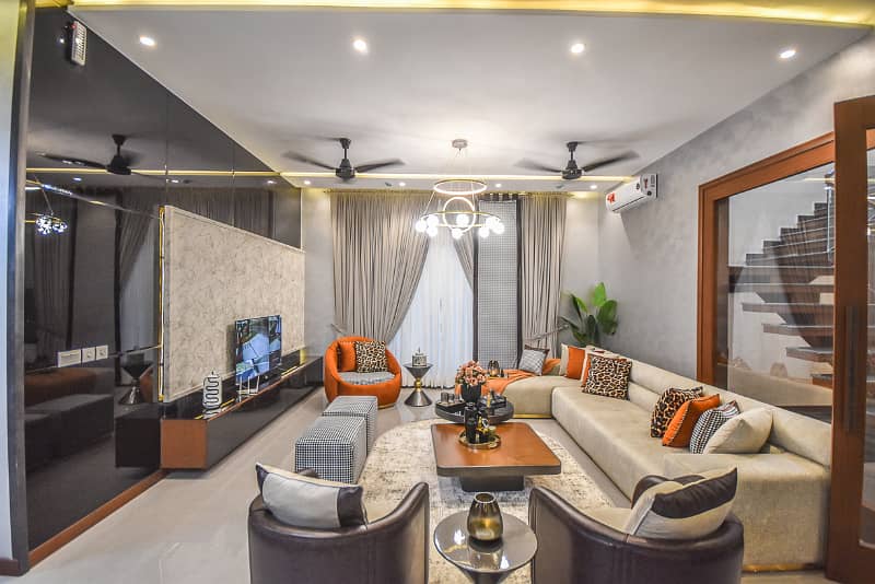 One Kanal Full Furnished Luxury Ultra-Modern Design Most Beautiful Bungalow For Sale At Prime Location Of DHA Phase 6 Near To KFC & Tim Hortons 5