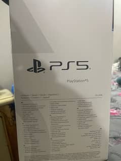 Play Station 5 (PS5) 4k 1TB box packed