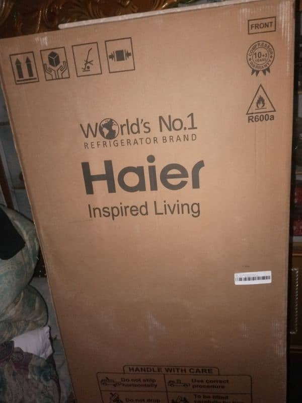 Haier 398 full size refrigerator brand new box pake 3