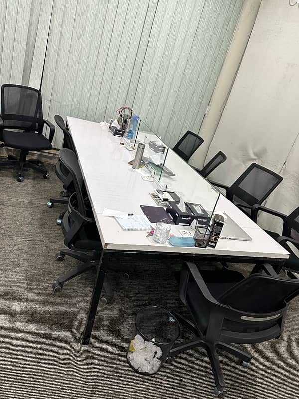 Office tables for software engineers - 6 person sitting - 9/4 ft 2