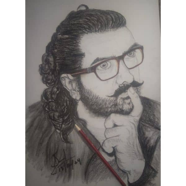 Aamir Khan sketch 0