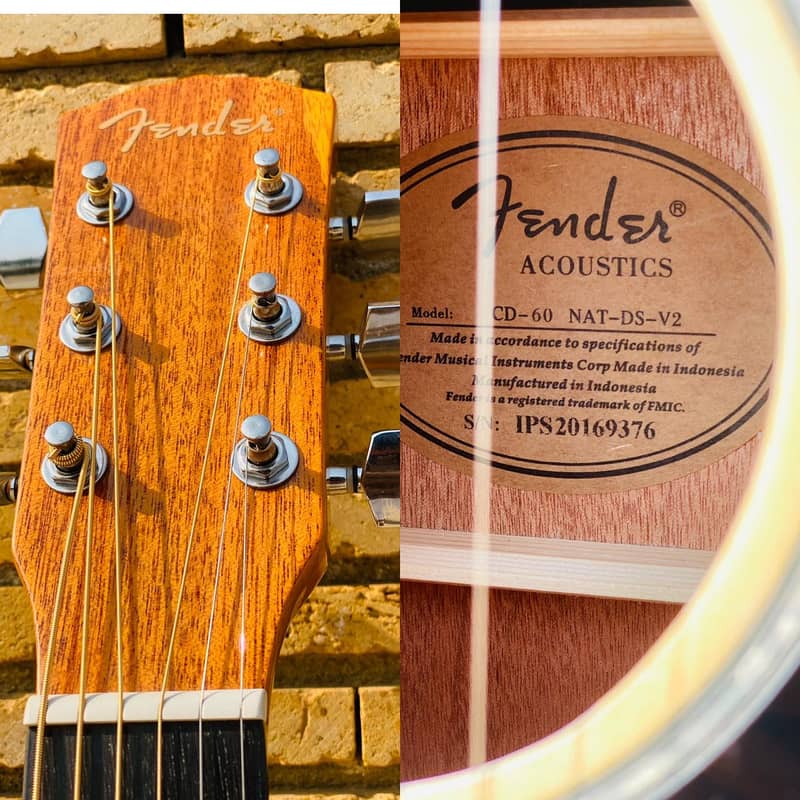 Fender CD-60 NAT-DS-V2 Manufactured in Indonesia ( Acoustic & Semi ) 3