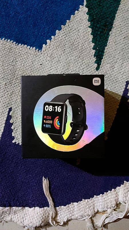 Mi watch 2 lite with box charger 10 by 10 condition urgent sale 3