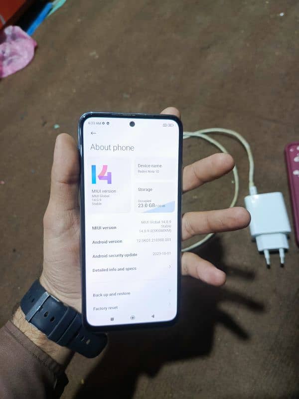 REDMI NOTE 10 ALL OK PTA APPROVED 4+128 GB 2