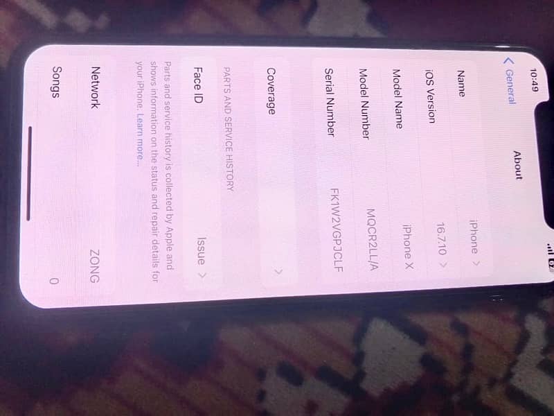 i phone x (zong and ufone) sim working 2