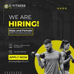 Male And Female Gym Trainers Required