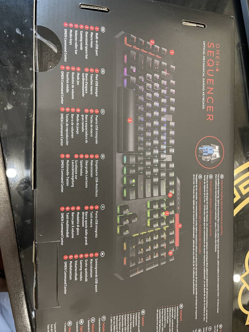 HP Omen Sequencer Mechanical Gaming Keyboard RGB (Cash on Delivery) 2