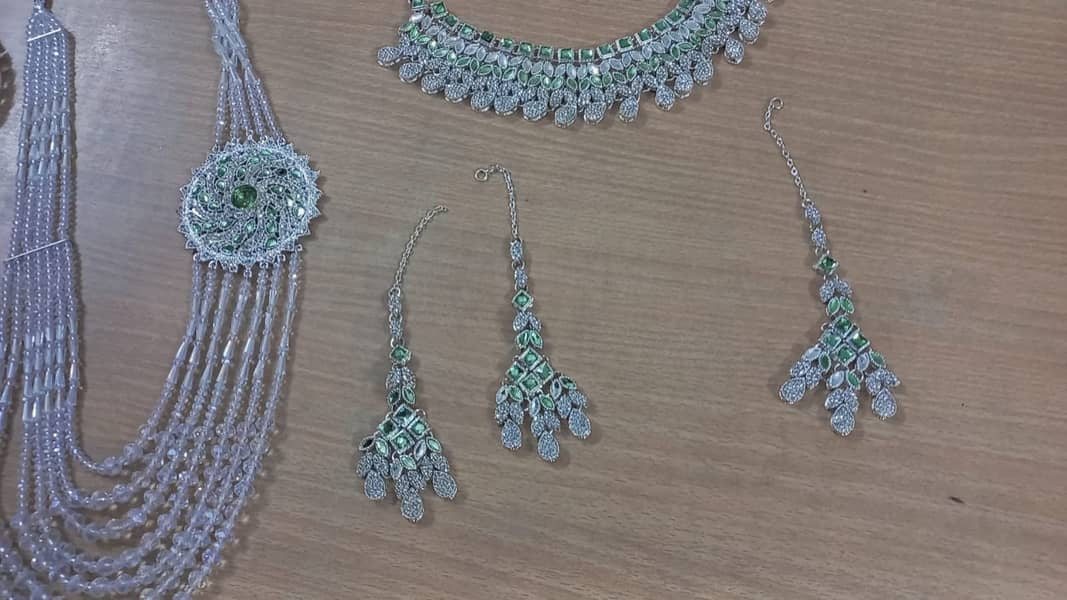 Walima Jewellery Complete Set Silver 2