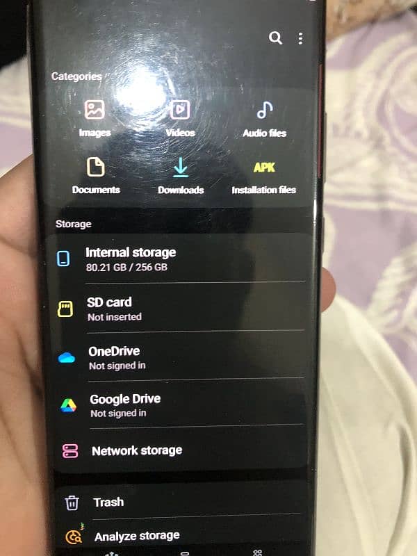 samsung s20 ultra 5G 12. ram. 256. rom 9