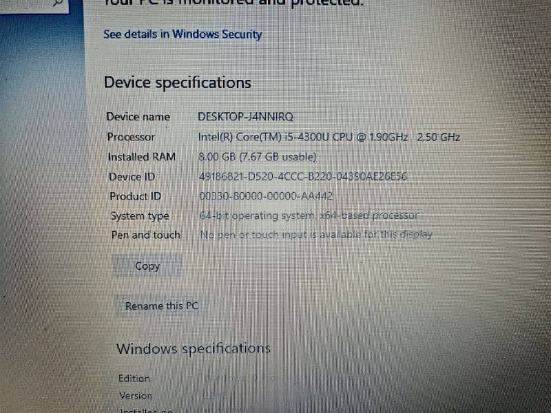 Lenovo carbon x1 Core i5 4th gen 0