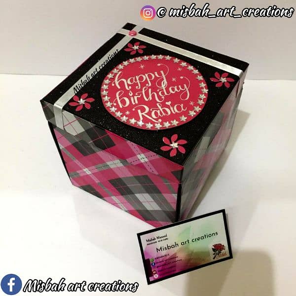 Chocolate Explosion Gift Box Picture Box 3 layers 9