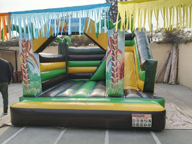 jumping castle slide 0