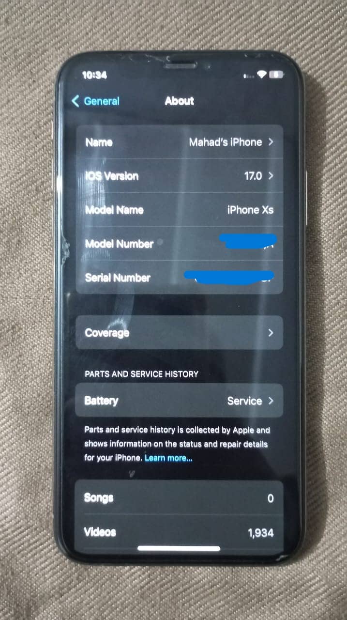 Apple iPhone XS 64 GB Non pta 2