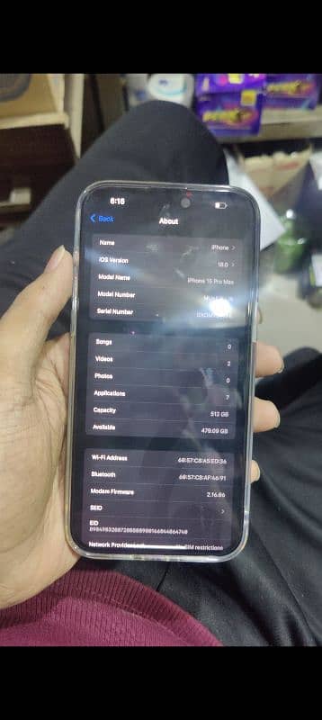 iphone 15 pro max lla model 512gb 2