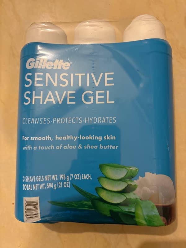 Gillette shave 3 pack of gel 2