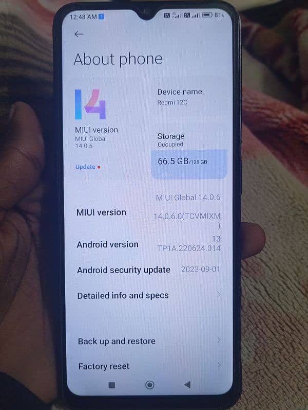 Redmi 12c 4/128 1