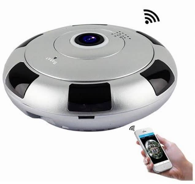 360 View Wifi Wireless Camera CCTV Security for kitchen & Small room 0