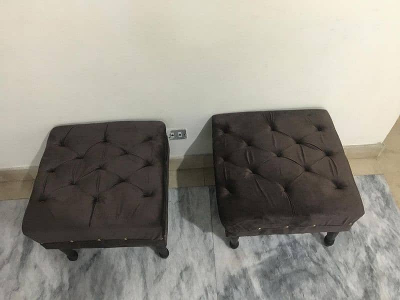 4 seater sethi set /dark brown colour /light weight 3