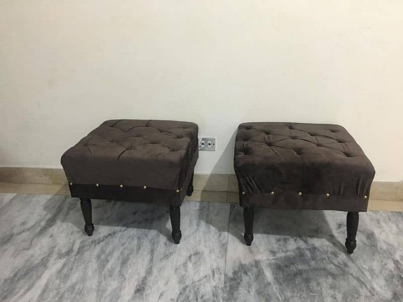 4 seater sethi set /dark brown colour /light weight 5