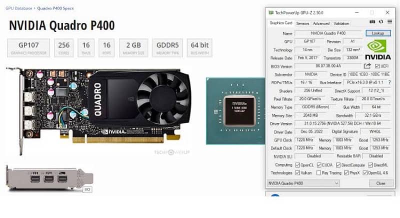 nvidia quadro 2gb DDR5 9.5/10 graphic card fore sale 1