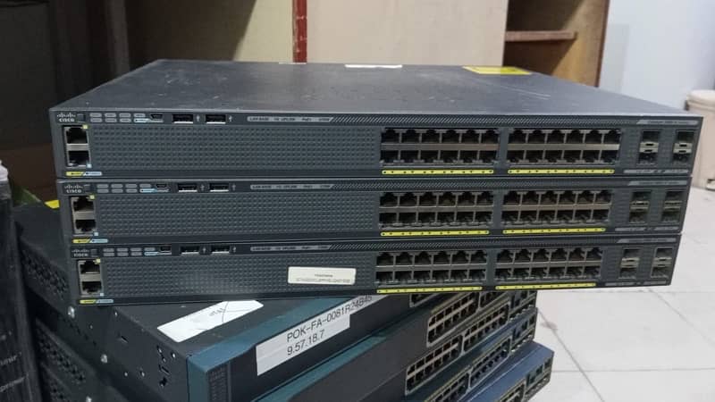 Cisco Catalyst 2960X series 48 POE Ethernet Plus(PoE+) 740W 1