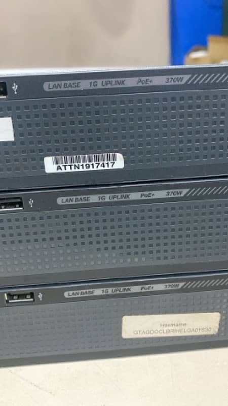 Cisco Catalyst 2960X series 48 POE Ethernet Plus(PoE+) 740W 4