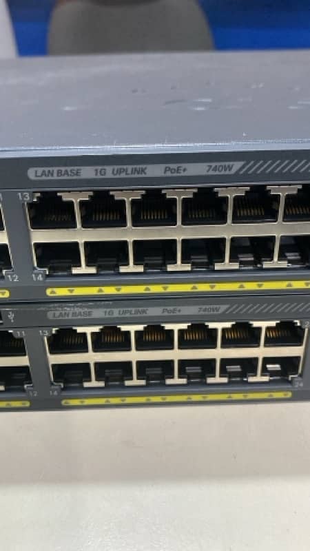 Cisco Catalyst 2960X series 48 POE Ethernet Plus(PoE+) 740W 5