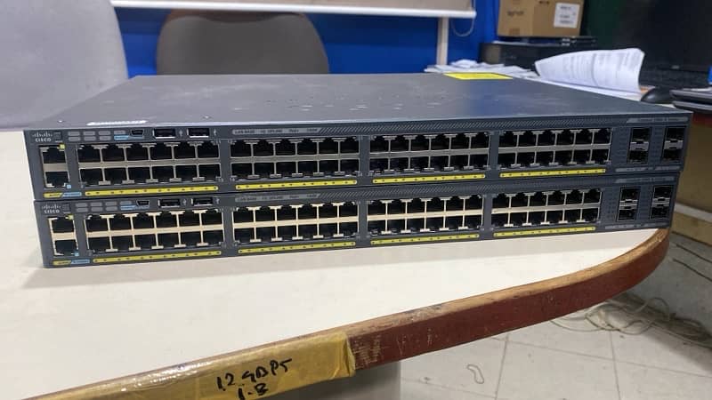 Cisco Catalyst 2960X series 48 POE Ethernet Plus(PoE+) 740W 7