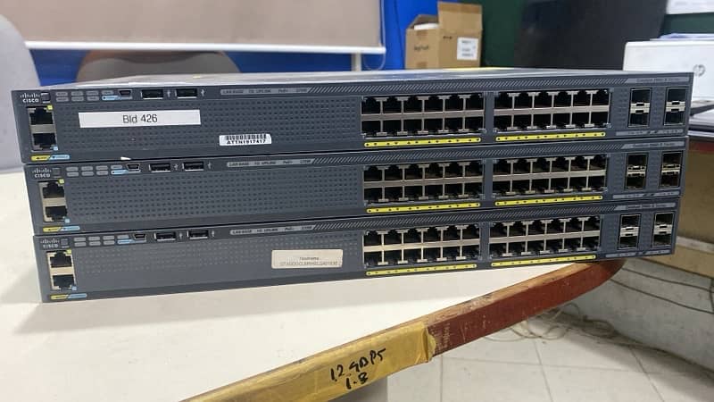 Cisco Catalyst 2960X series 48 POE Ethernet Plus(PoE+) 740W 8