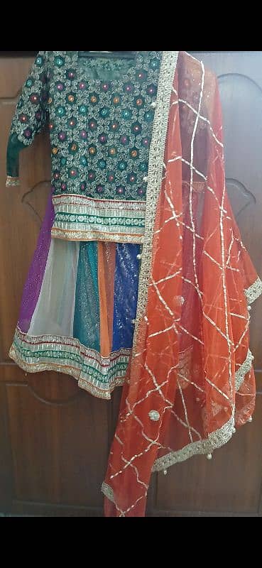 multi colour lehnga chotii 1