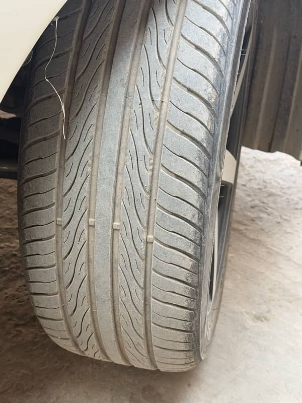 civic x 17” alloy rims tyre for sale 3