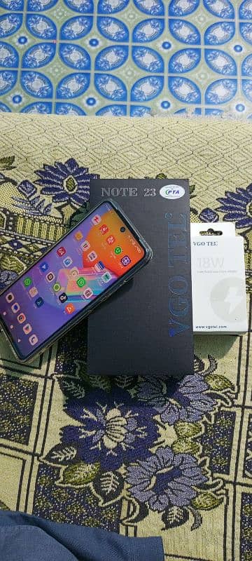 Vgotel Note 23 (8+8=16GB/256GB) Full Warranty Just box open Complete 10